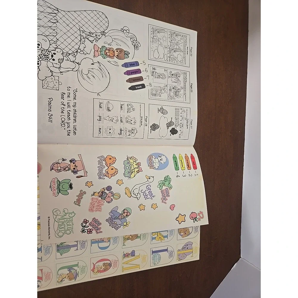 Precious‎ Moments Christian Homeschool Workbooks Lot of 3 Pre-K Phonics